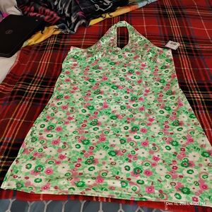 Floral Backless Dress